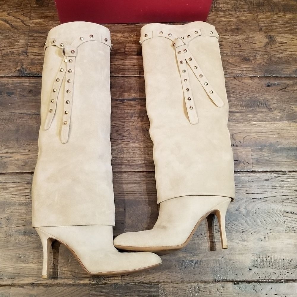 Valentino Knee High Boots Rockstud